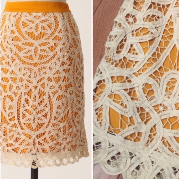 Anthropologie Dresses & Skirts - Anthropologie Odille Lacemaker Skirt